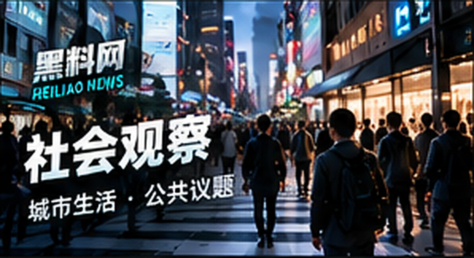 社会观察专题概念视觉